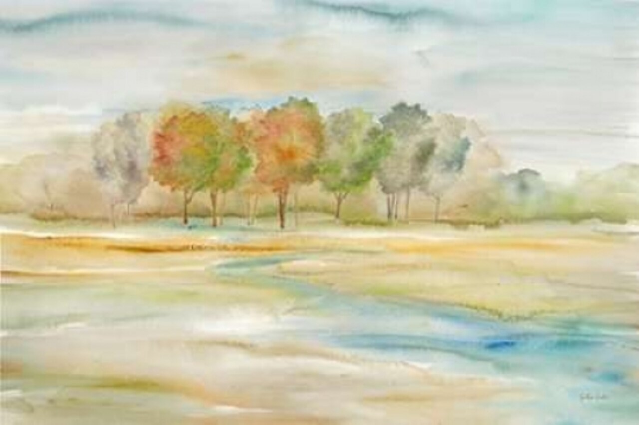 Watercolor Landscape with trees Poster Print by Cynthia Coulter - Item # VARPDXRB11242CC
